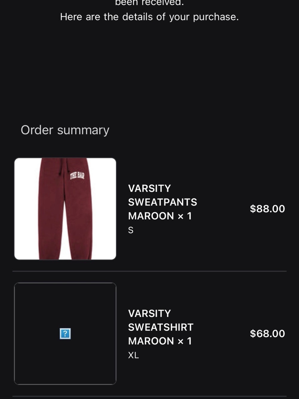 The Bar matching sweat set - Picture 5 of 5